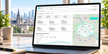 ImmoScout24 baut Kaufpreiskarte aus