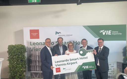 Die feierliche Eröffnung des Leonardo Smart Vienna Airport