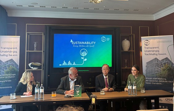 Ban Ki-Moon bei der Pressekonferenz im Vorfeld des ÖGNI-Symposium