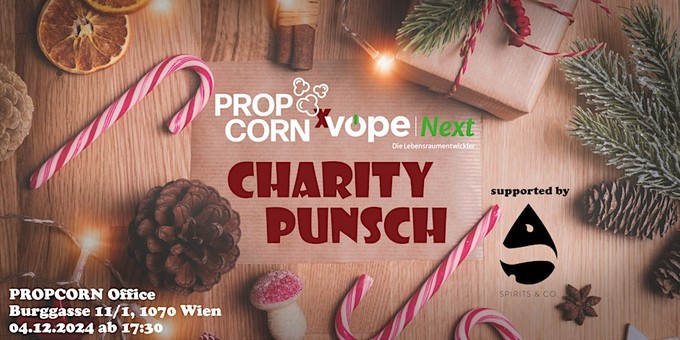 PROPCORN AI & VÖPE Next Charity Punsch