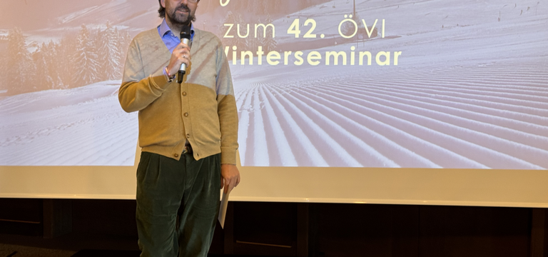 Georg Flödl eröffnet die ÖVI-Winterseminarwoche